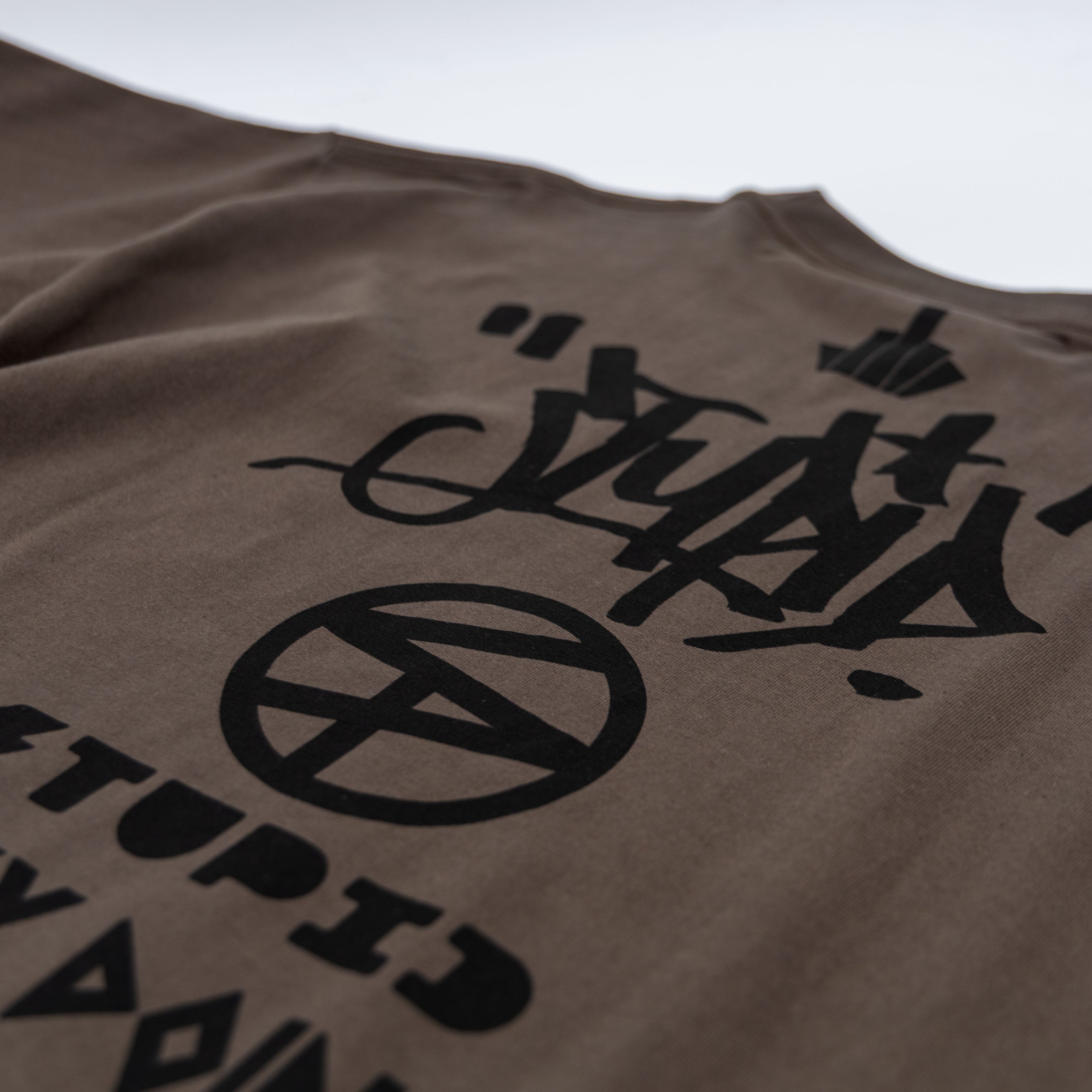 Like Black X Wallace Stores X Godfrey  「Stupidman」TEE 01 - GREY