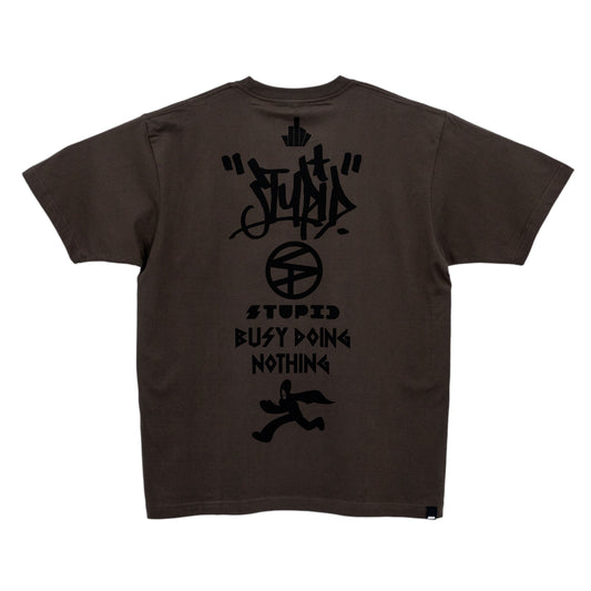 Like Black X Wallace Stores X Godfrey  「Stupidman」TEE 01 - GREY