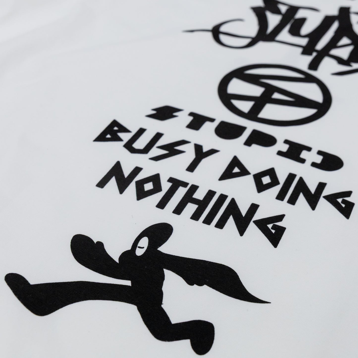 Like Black X Wallace Stores X Godfrey  「Stupidman」TEE 01 - WHITE