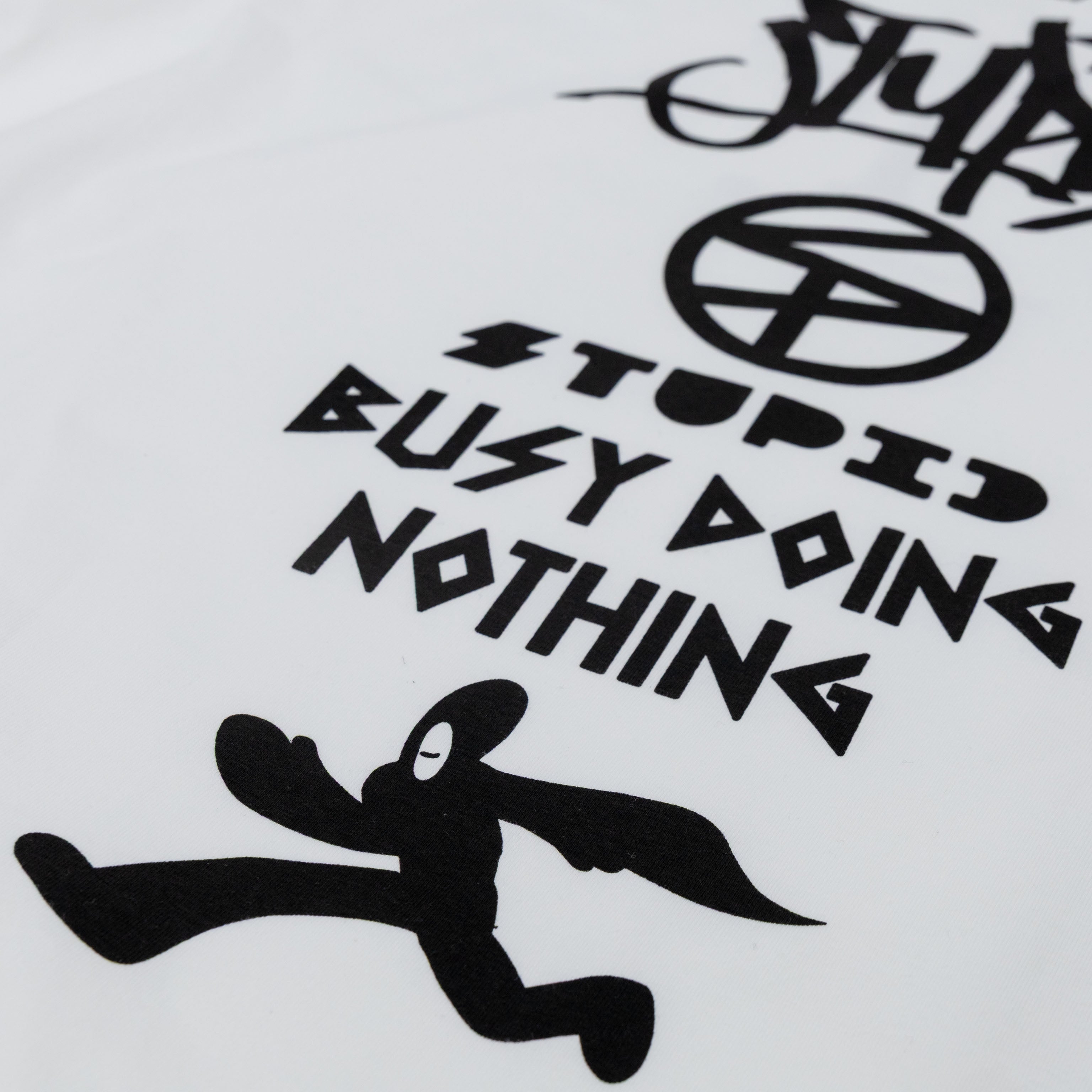 Like Black X Wallace Stores X Godfrey  「Stupidman」TEE 01 - WHITE
