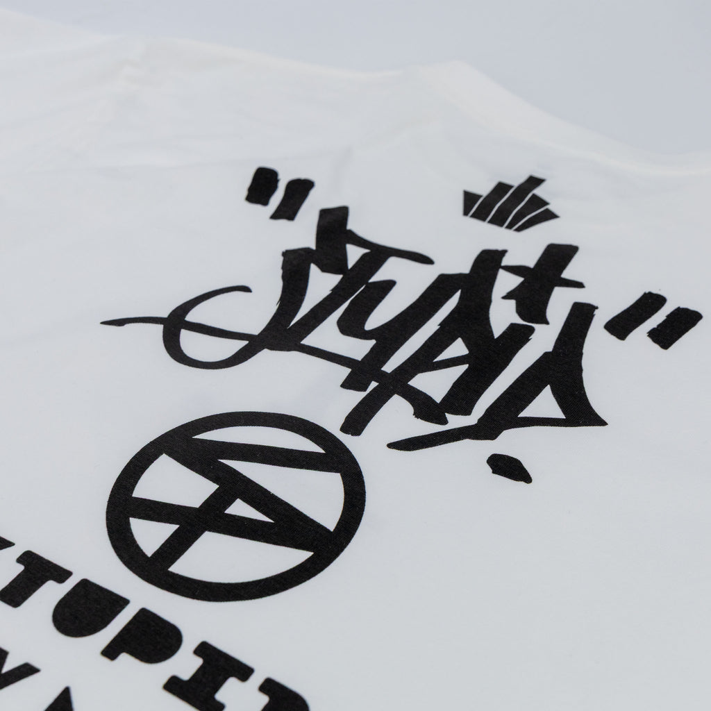 Like Black X Wallace Stores X Godfrey  「Stupidman」TEE 01 - WHITE