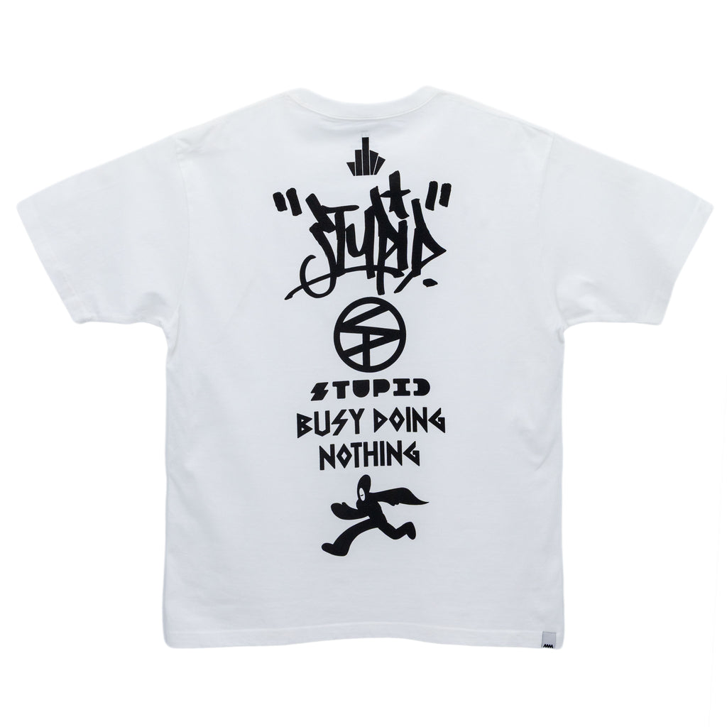 Like Black X Wallace Stores X Godfrey  「Stupidman」TEE 01 - WHITE