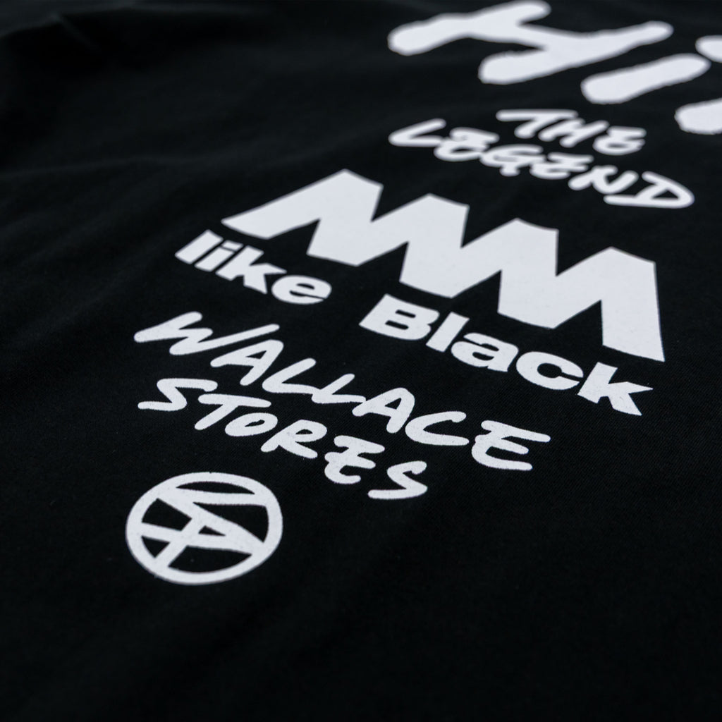 Like Black X Wallace Stores X Godfrey  「Stupidman」TEE 02 - BLACK