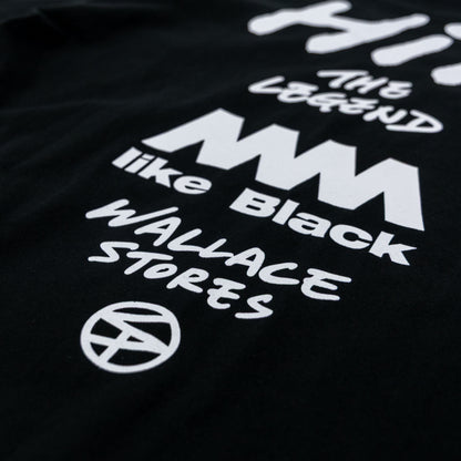 Like Black X Wallace Stores X Godfrey  「Stupidman」TEE 02 - BLACK