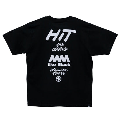 Like Black X Wallace Stores X Godfrey  「Stupidman」TEE 02 - BLACK