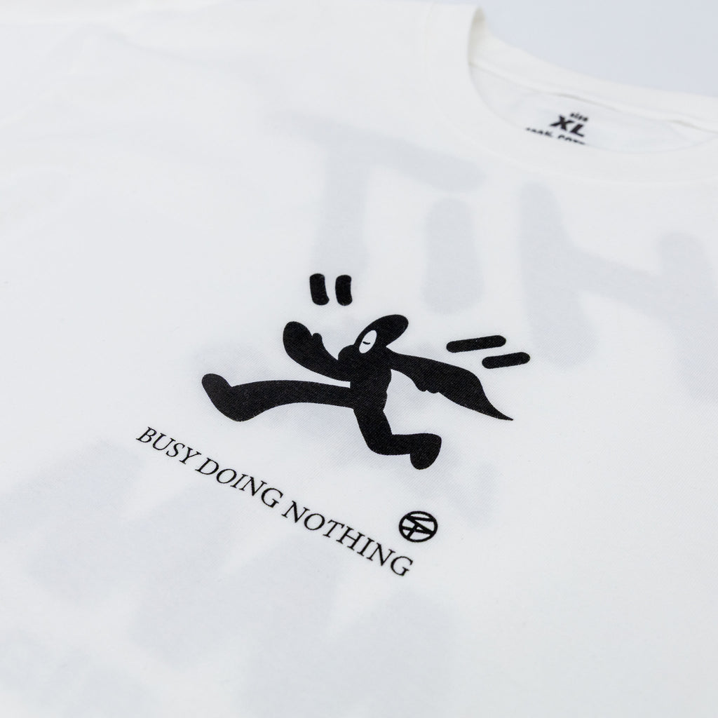 Like Black X Wallace Stores X Godfrey  「Stupidman」TEE 02 - WHITE