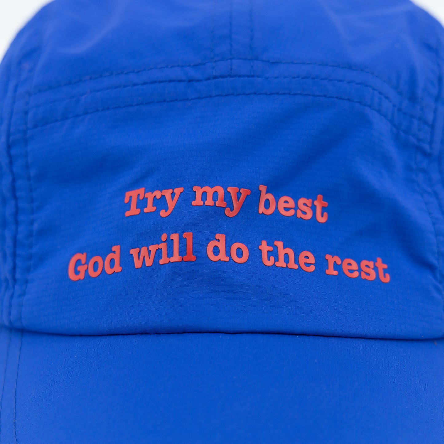 [ Try My Best ] Ultra Light Cap - Blue