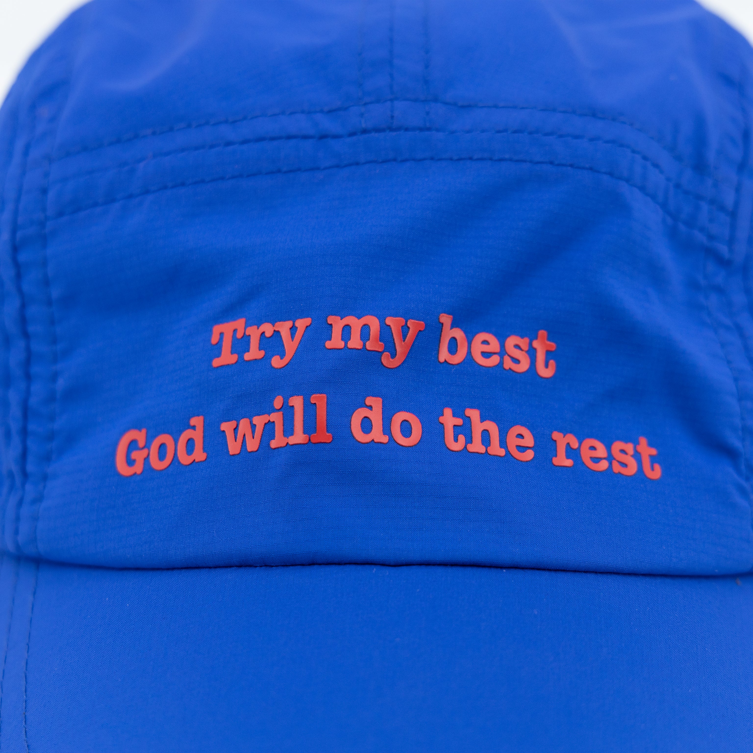 [ Try My Best ] Ultra Light Cap - Blue