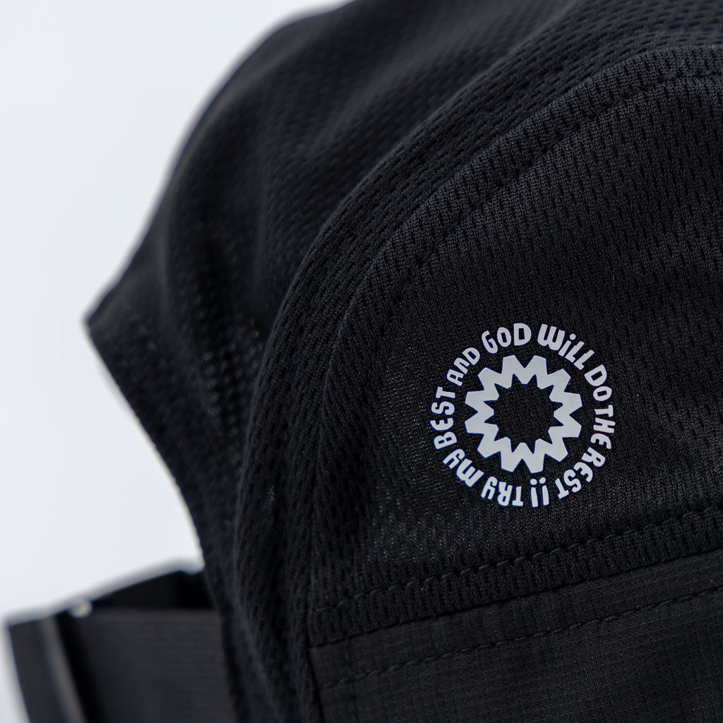 [ Try My Best ] Ultra Light Cap - Black & White