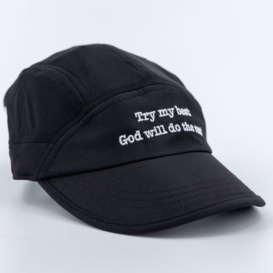 [ Try My Best ] Ultra Light Cap - Black & White
