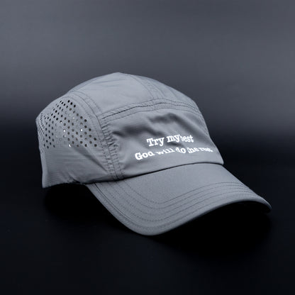 [ Try My Best ] Ultra Light Cap - Grey