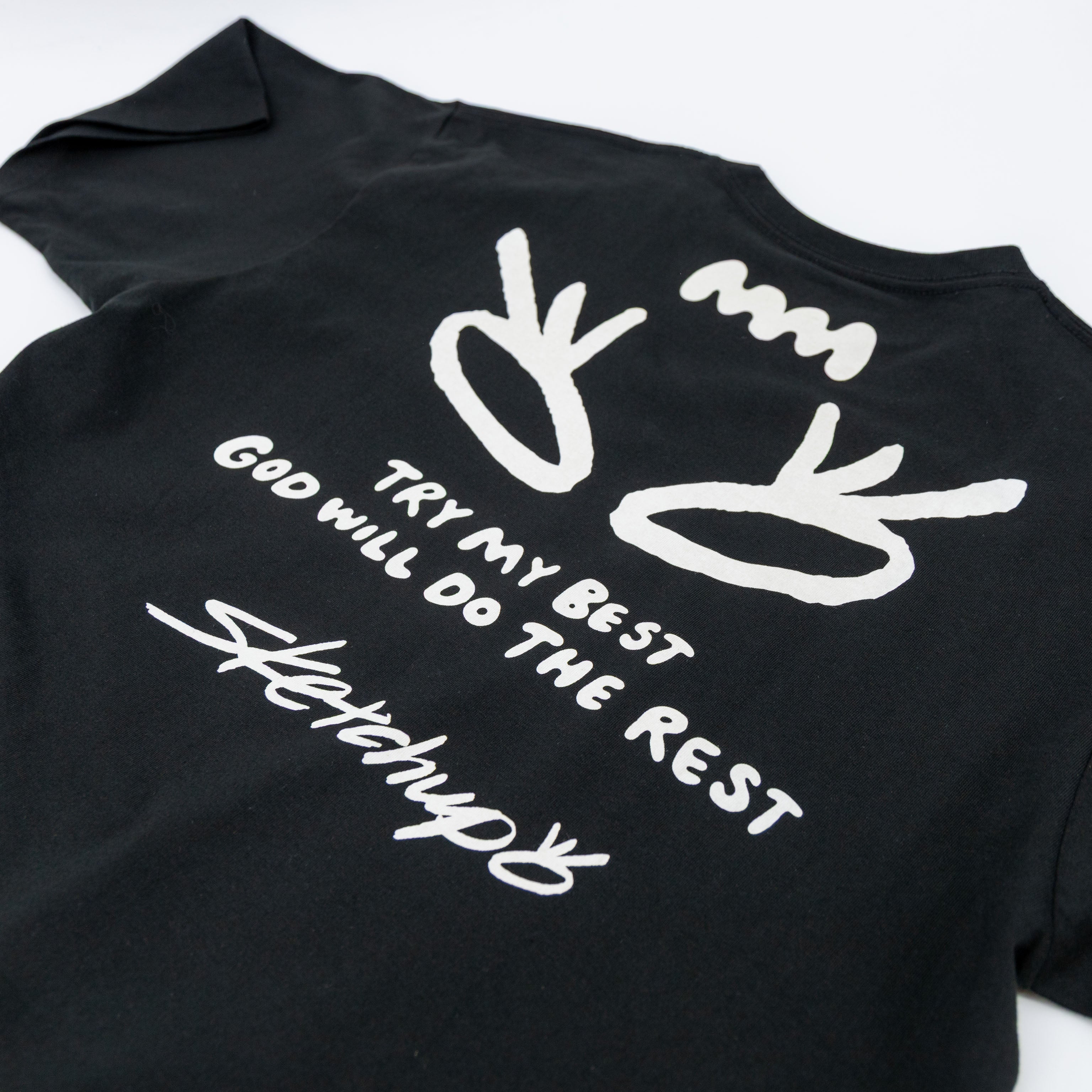 Try My Best x Sketchup Collection Tee 01 Black