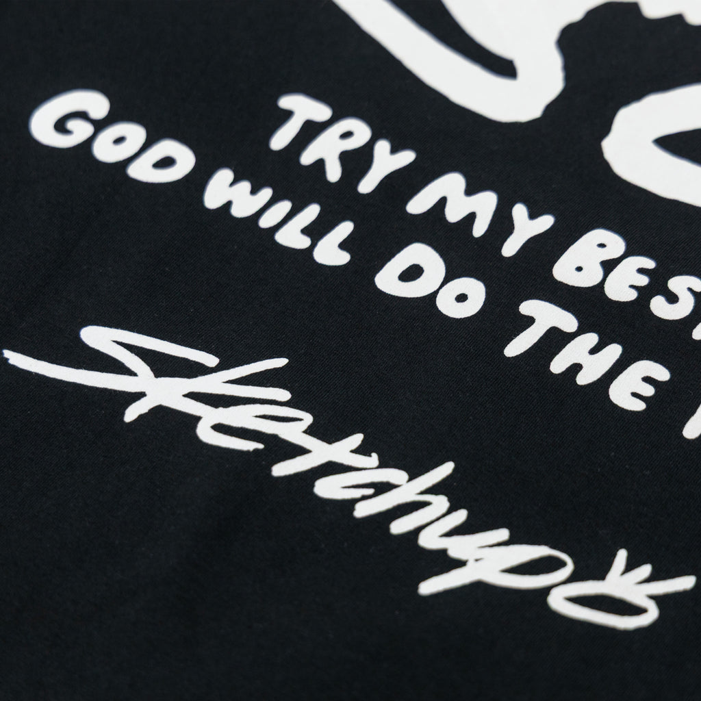 Try My Best x Sketchup Collection Tee 02 Black