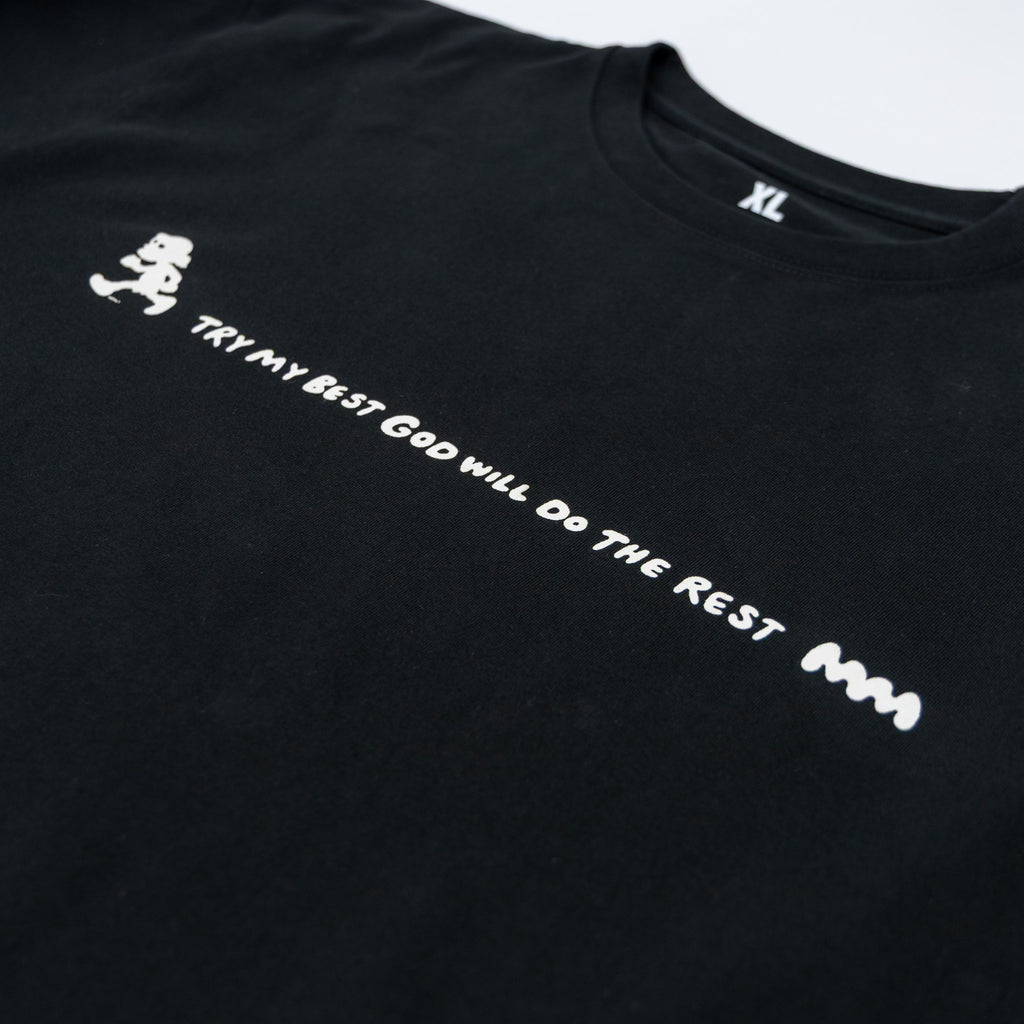 Try My Best x Sketchup Collection Tee 02 Black