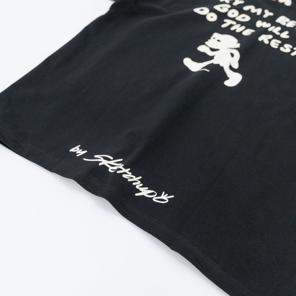 Try My Best x Sketchup Collection Tee 03 Black