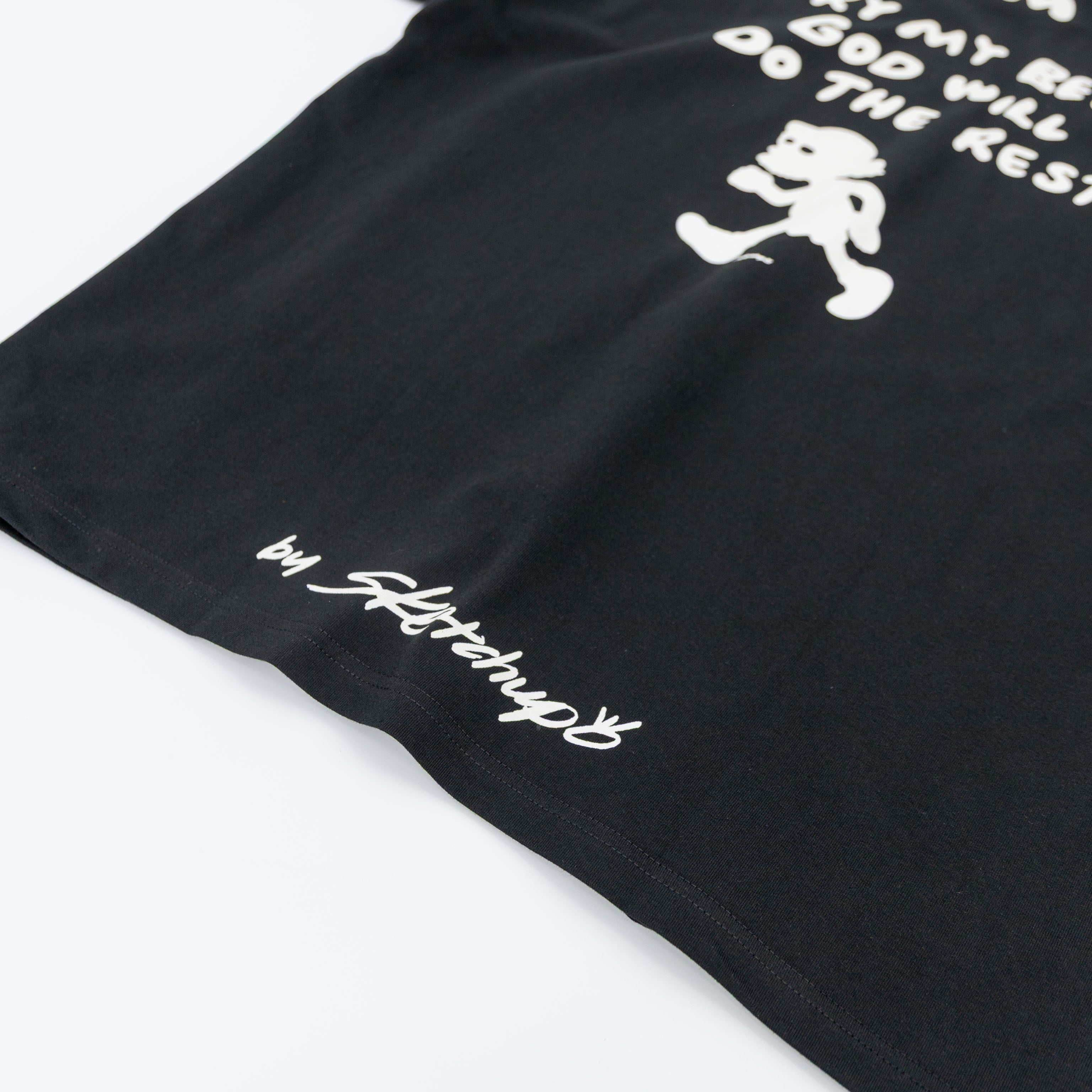 Try My Best x Sketchup Collection Tee 03 Black