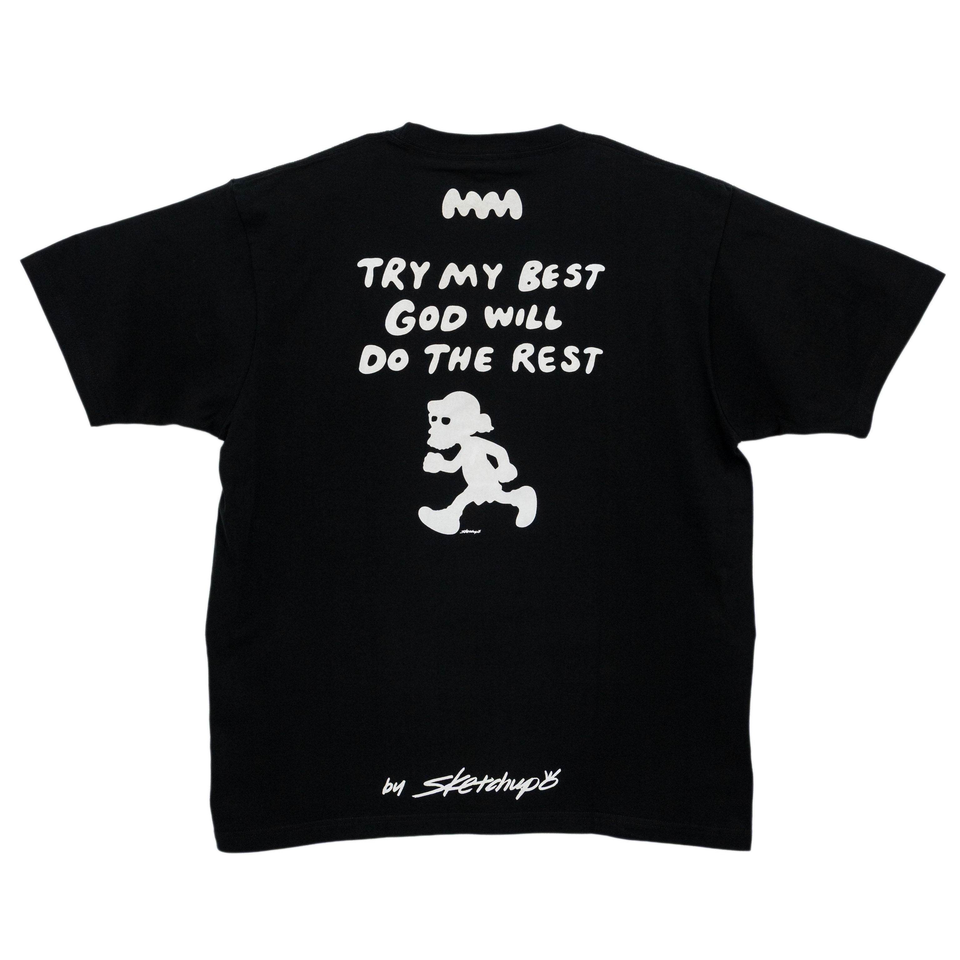 Try My Best x Sketchup Collection Tee 03 Black