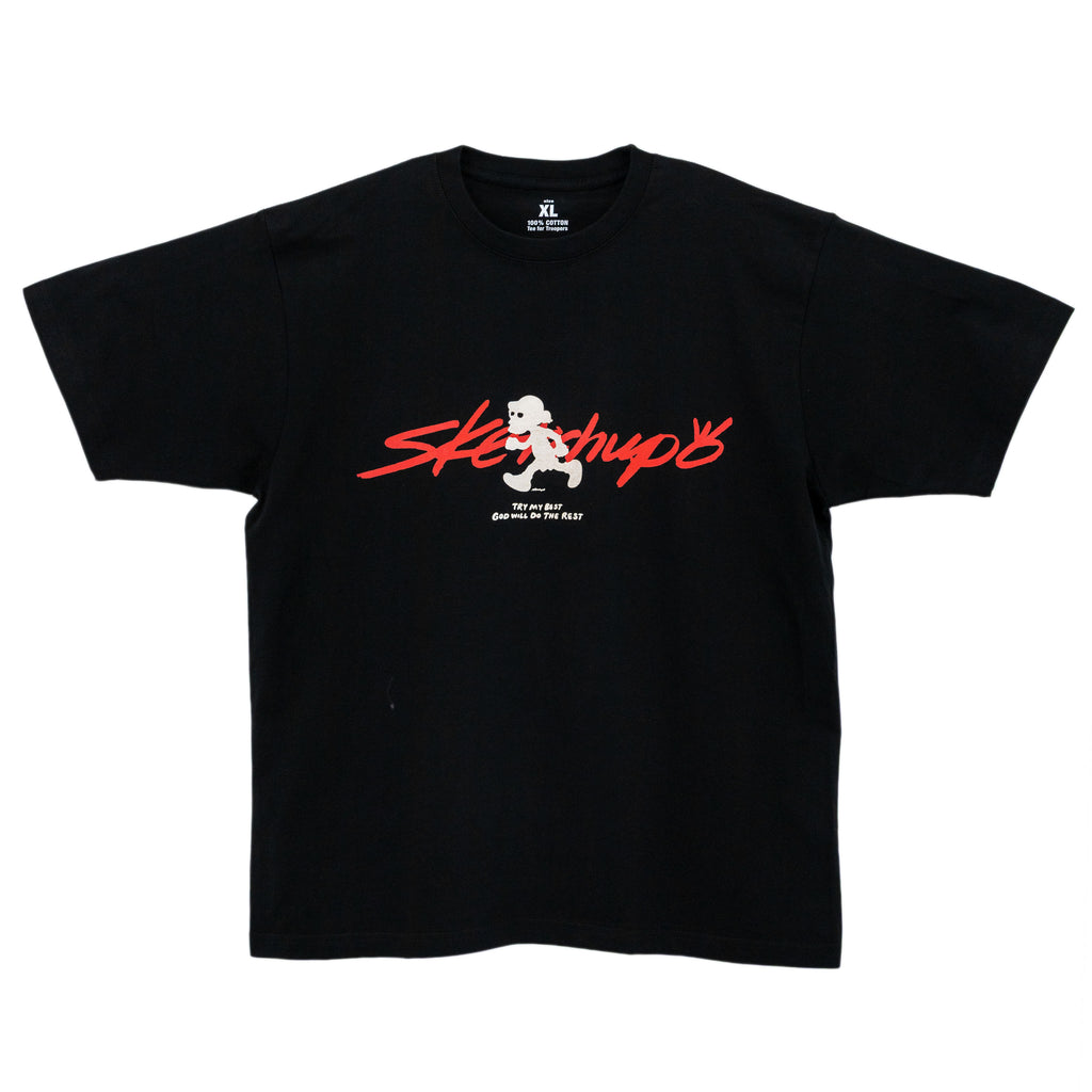 Try My Best x Sketchup Collection Tee 03 Black