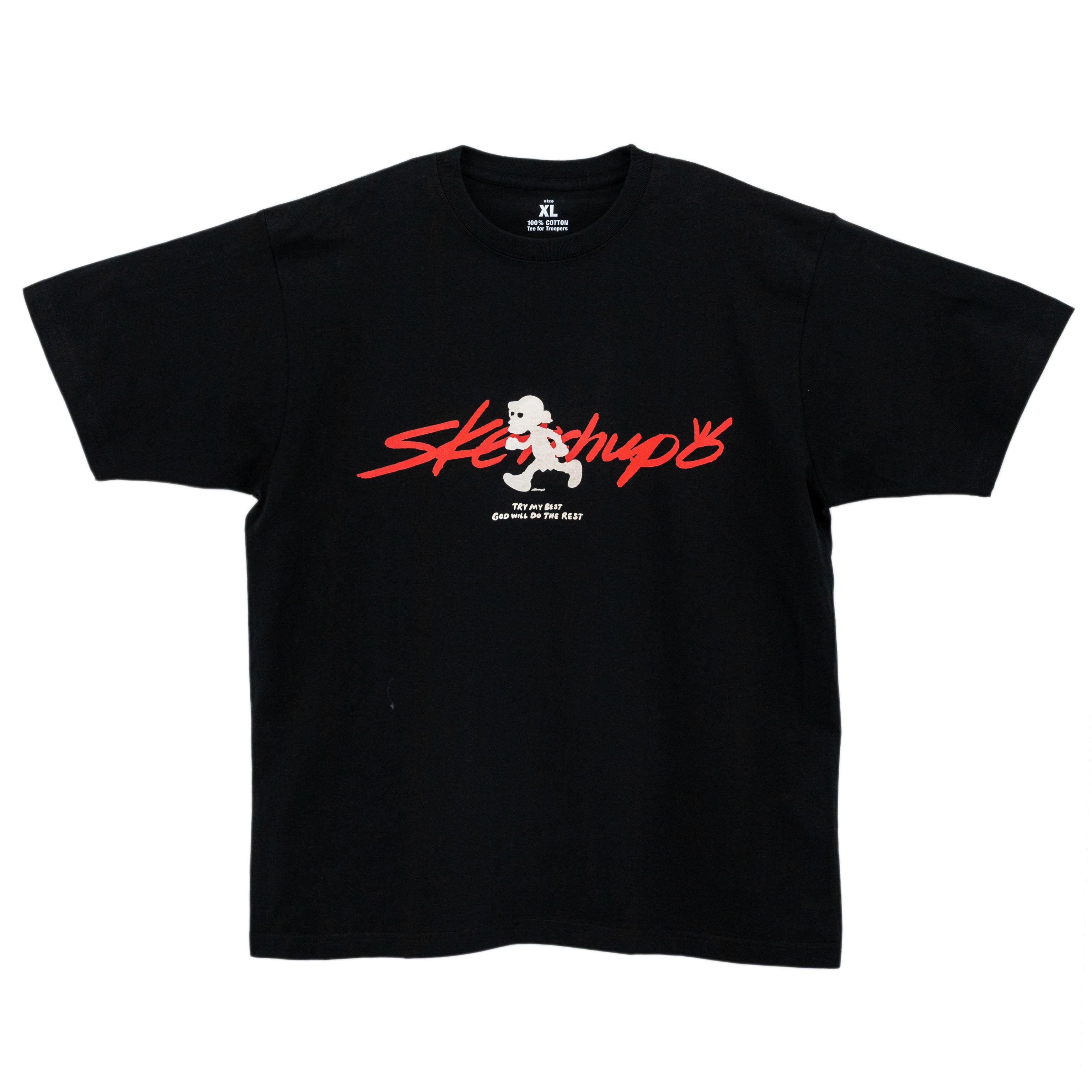 Try My Best x Sketchup Collection Tee 03 Black