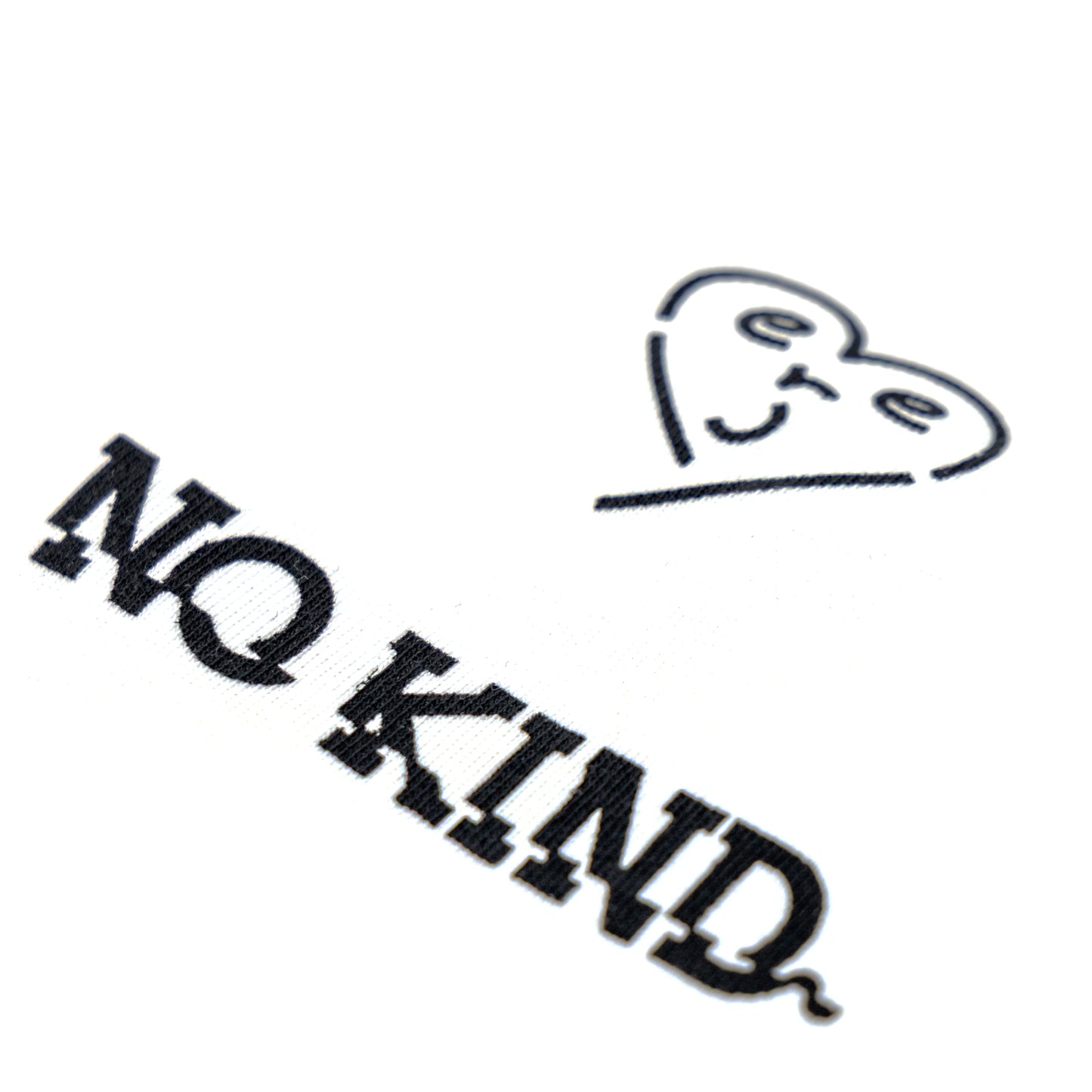 NO KIND bB TEE WHITE