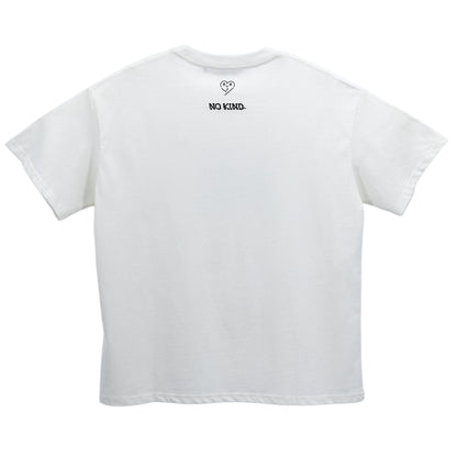 NO KIND bB TEE WHITE