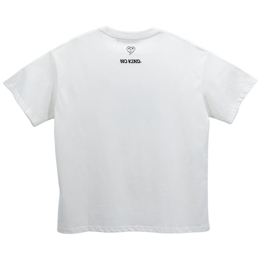 NO KIND bB TEE WHITE