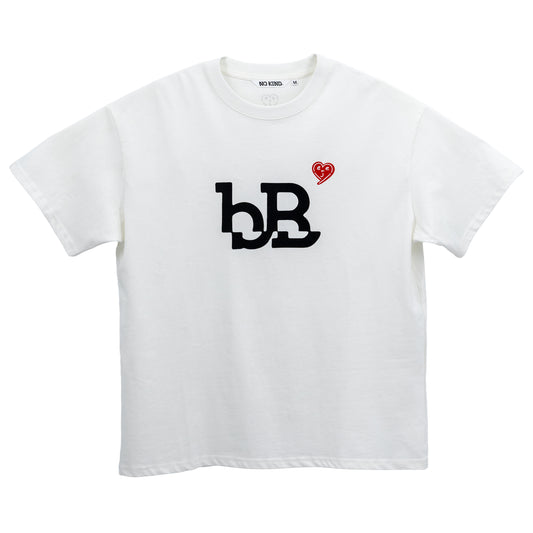 NO KIND bB TEE WHITE